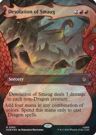 Desolation of Smaug (Showcase) (262) Surge Foil - The Hobbit