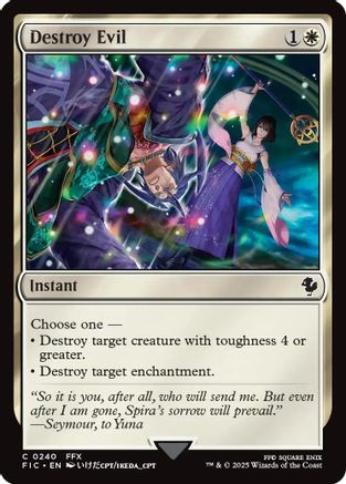 Destroy Evil (240) Surge Foil - Commander: FINAL FANTASY