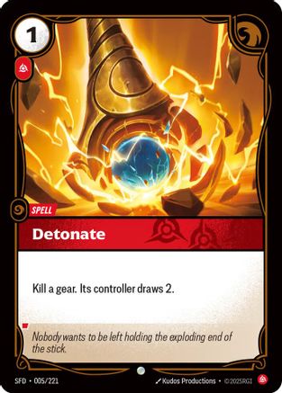 Detonate (005) Foil - Spiritforged