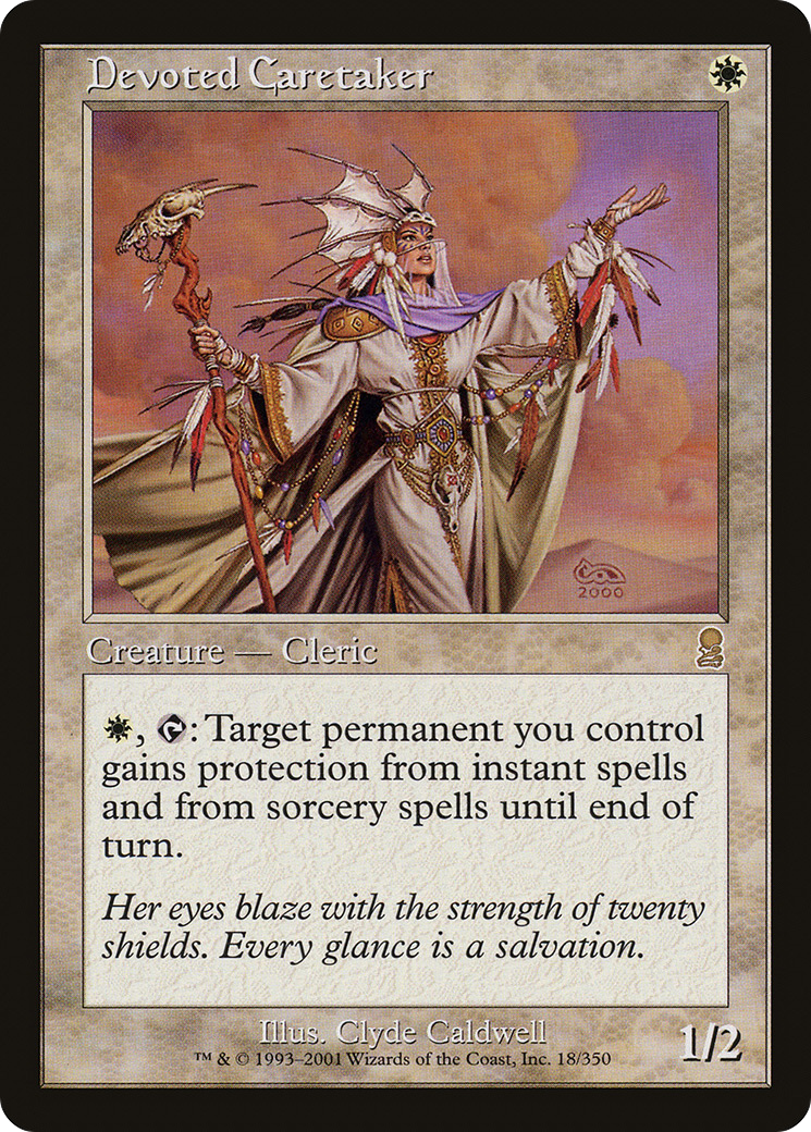 Devoted Caretaker (018) Foil - Odyssey