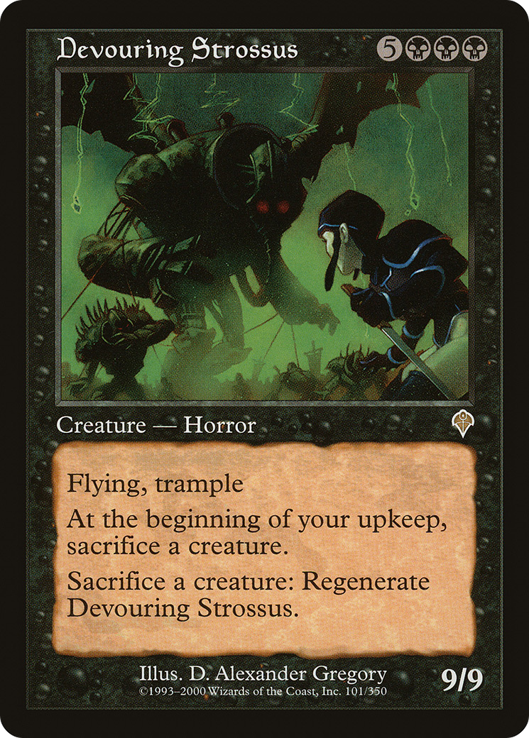 Devouring Strossus (101) Foil - Invasion