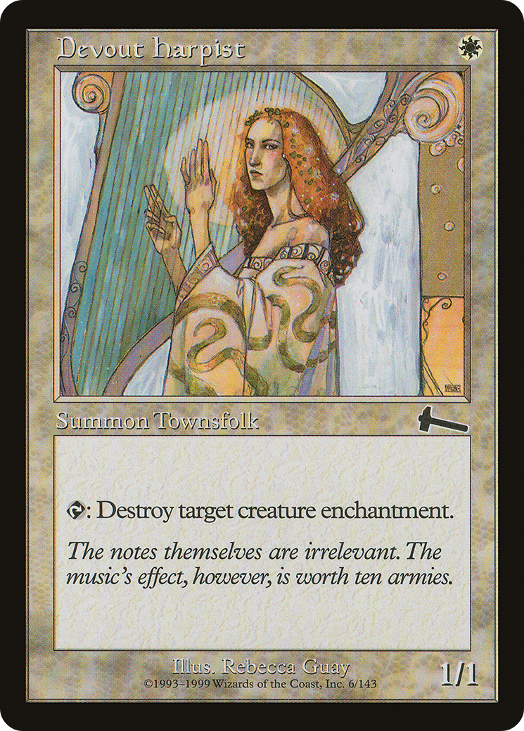 Devout Harpist (006) Foil - Urza's Legacy