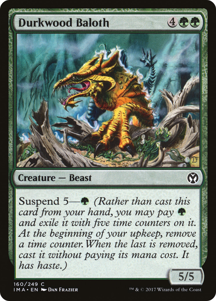 Durkwood Baloth (160) Foil - Iconic Masters