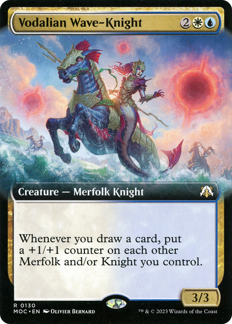 Vodalian Wave-Knight (Extended Art) (130) - March of the Machine Commander