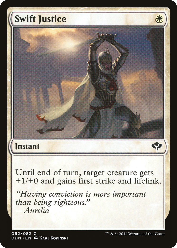 Swift Justice (062) - Duel Decks: Speed vs. Cunning