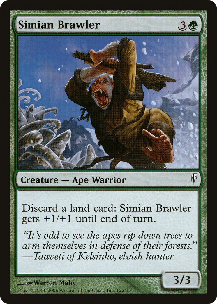Simian Brawler (122) - Coldsnap Foil