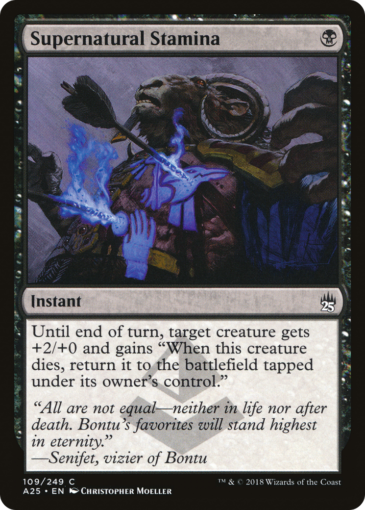 Supernatural Stamina (109) Foil - Masters 25
