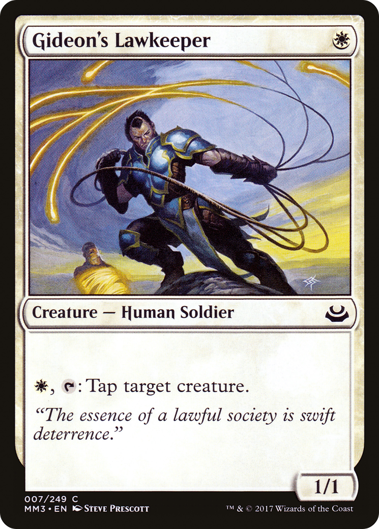 Gideon's Lawkeeper (007) Foil - Modern Masters 2017