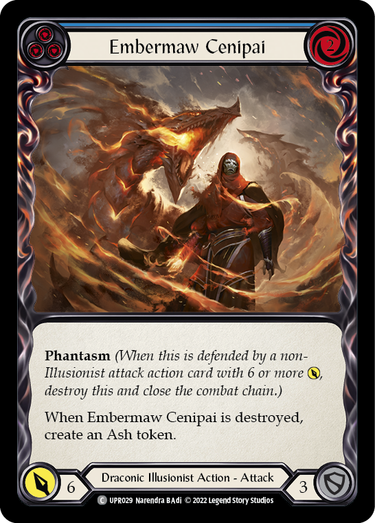 Embermaw Cenipai (Blue) [UPR029] (Uprising) | Silver Goblin