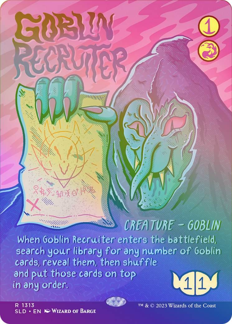 Goblin Recruiter (1313★) Foil - Secret Lair Drop