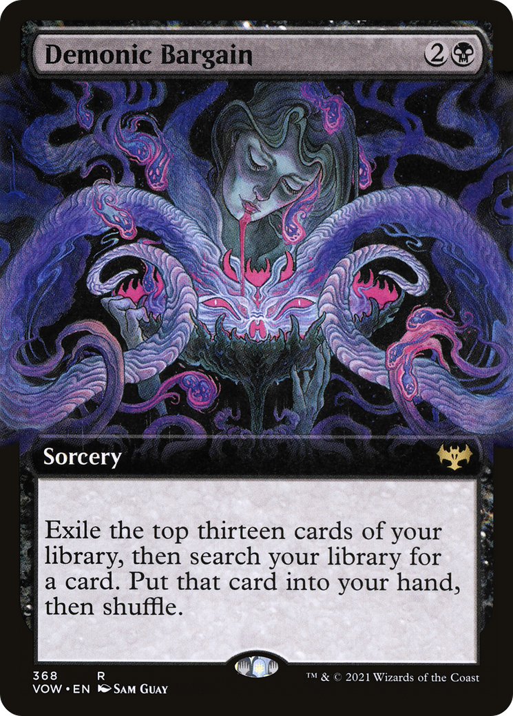 Demonic Bargain (Extended Art) (368) - Innistrad: Crimson Vow