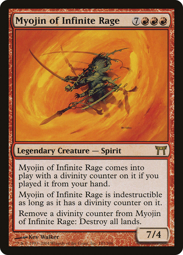 Myojin of Infinite Rage (181) Foil - Champions of Kamigawa