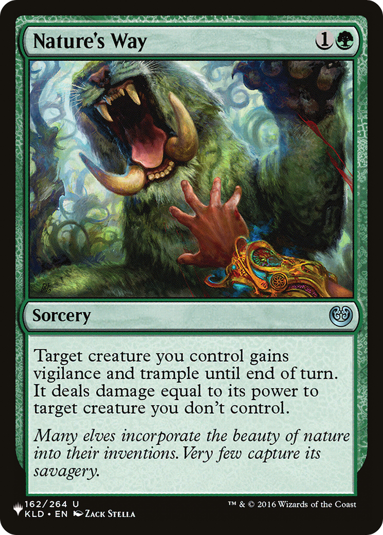 Nature's Way (KLD-162) - The List