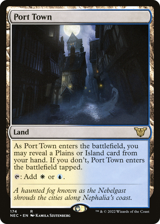 Port Town (174) - Neon Dynasty Commander