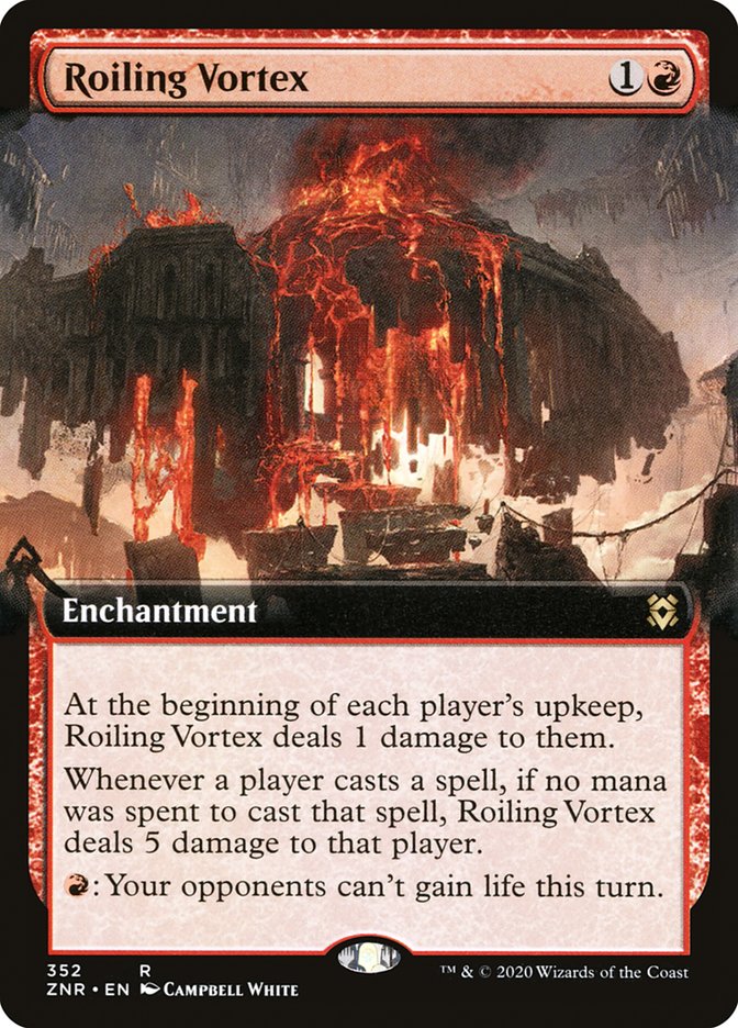 Roiling Vortex (Extended Art) [Zendikar Rising] | Silver Goblin