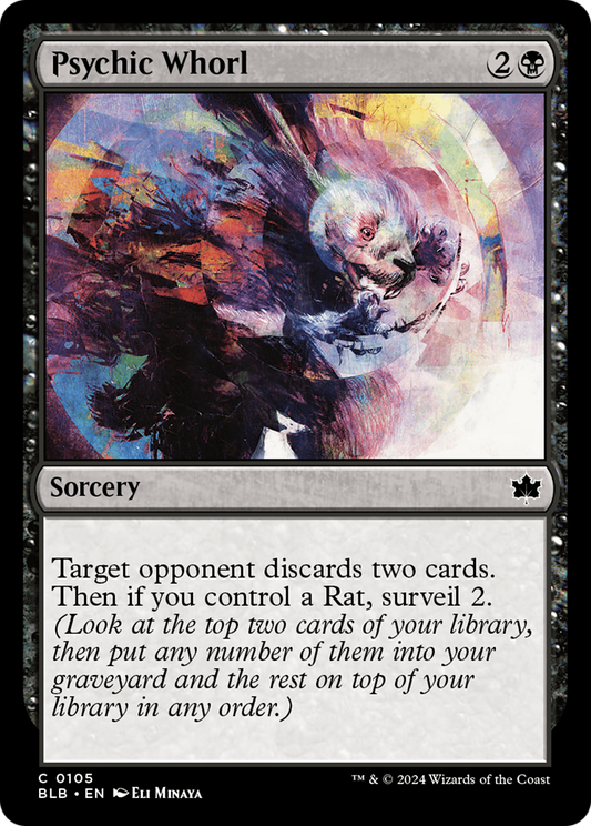 Psychic Whorl [Bloomburrow] Foil