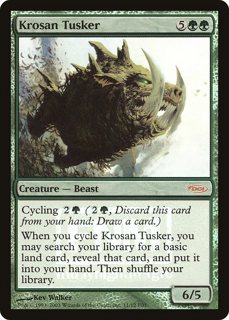 Krosan Tusker (011) Foil - Friday Night Magic 2003