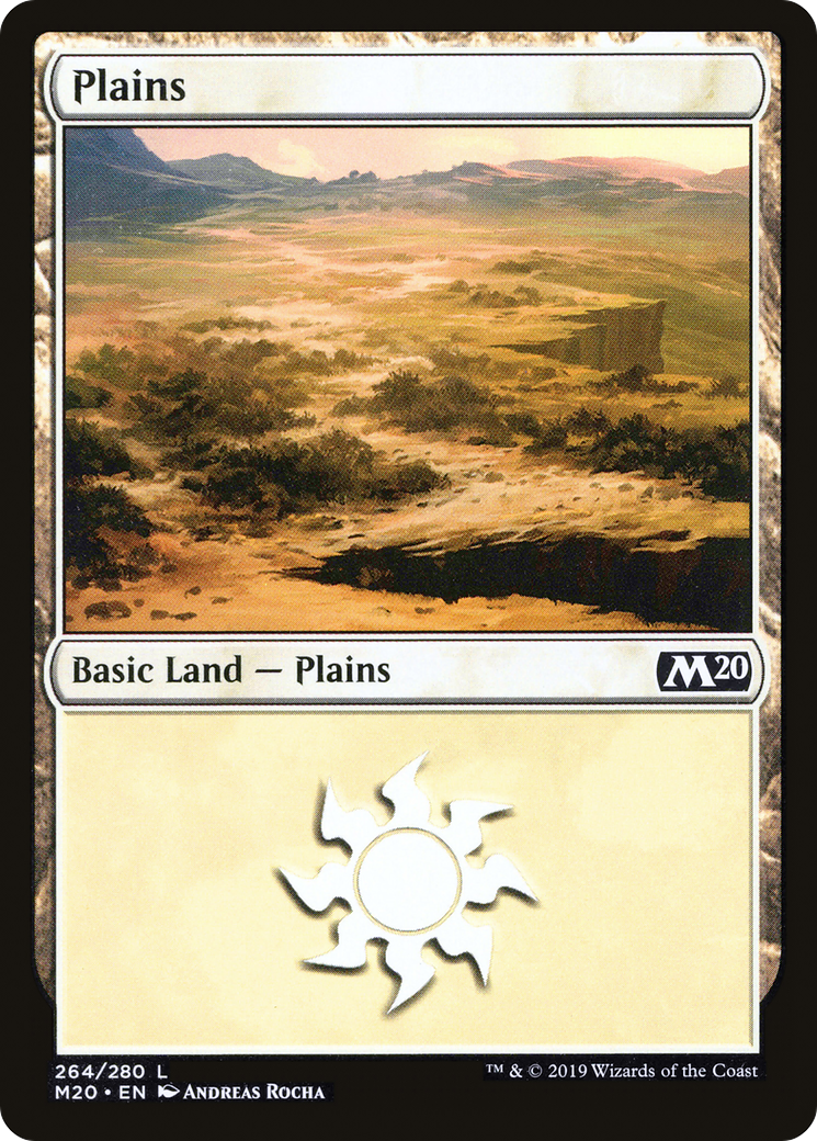 Plains (264) Foil - Core Set 2020