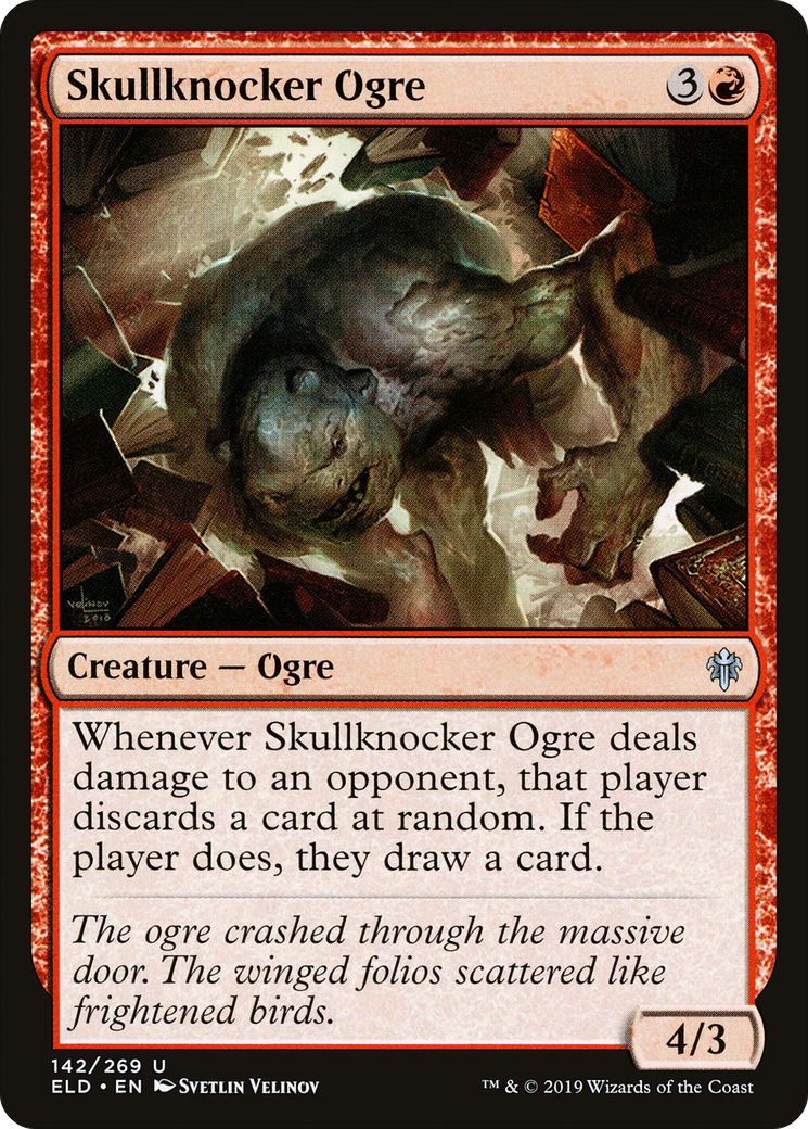 Skullknocker Ogre (142) - Throne of Eldraine