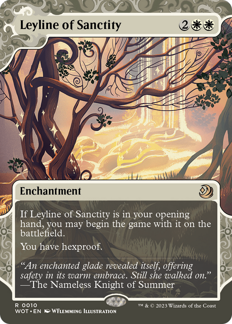 Leyline of Sanctity (Showcase) (010) - Wilds of Eldraine: Enchanting Tales