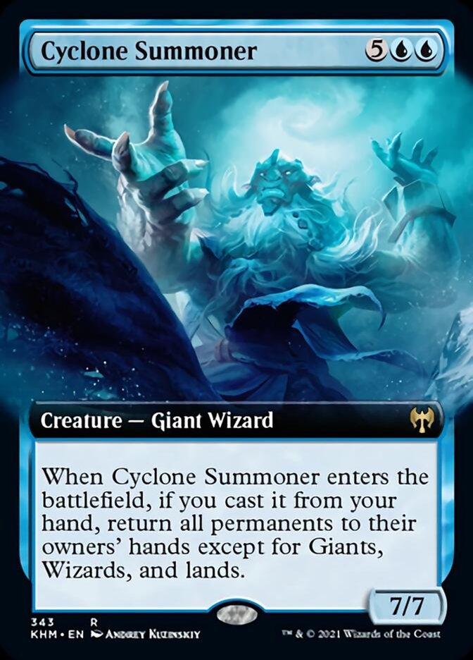 Cyclone Summoner (Extended Art) [Kaldheim] | Silver Goblin