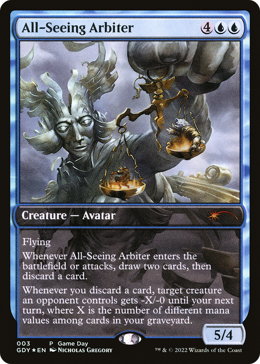 All-Seeing Arbiter (003) Foil - Game Day Promos