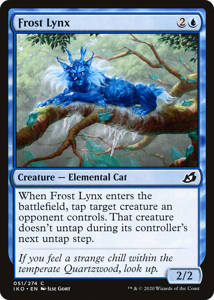 Frost Lynx (051) - Ikoria: Lair of Behemoths