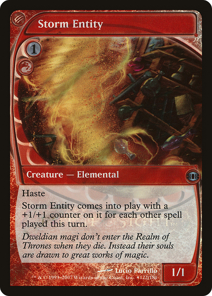 Storm Entity [Future Sight Promos] | Silver Goblin