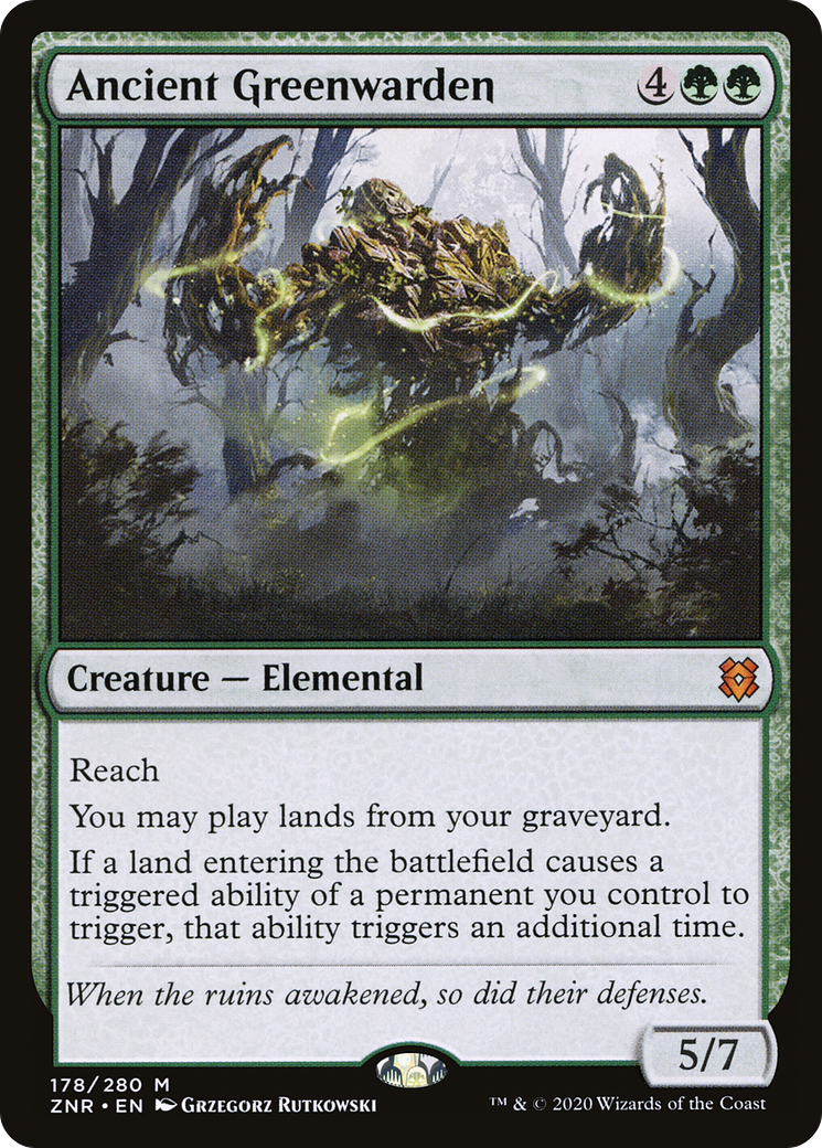 Ancient Greenwarden (178) Foil - Zendikar Rising