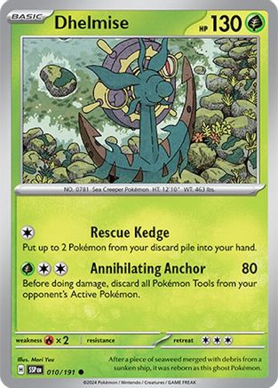 Dhelmise (10) Reverse Holofoil - Surging Sparks