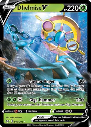 Dhelmise V (9) Holofoil - Sword & Shield