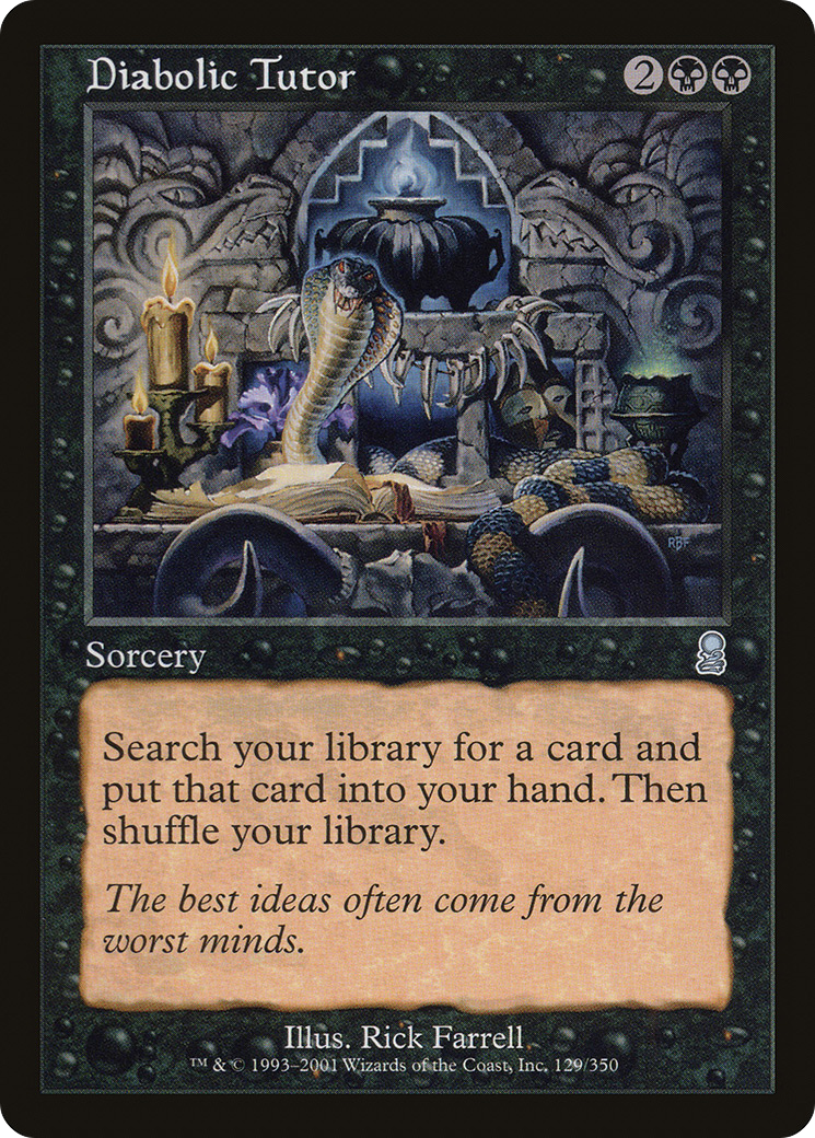 Diabolic Tutor (129) - Odyssey