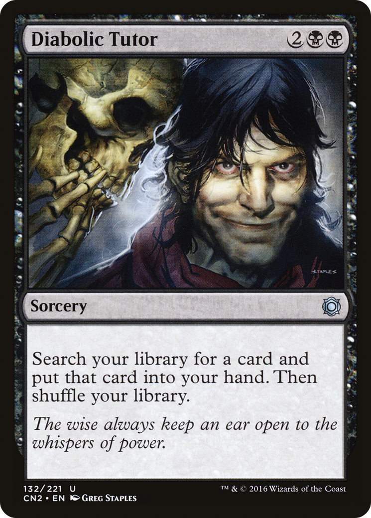 Diabolic Tutor (132) Foil - Conspiracy: Take the Crown