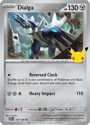 Dialga (103) Holofoil - 30th Celebration