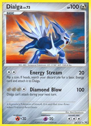 Dialga (23) Reverse Holofoil - Platinum
