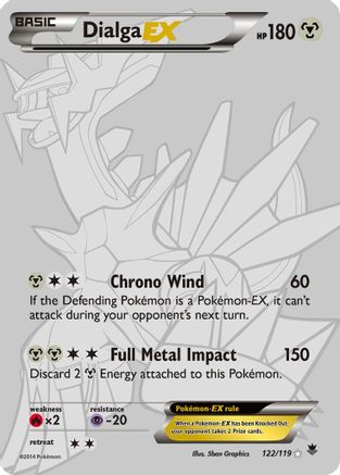 Dialga EX (122) Holofoil - Phantom Forces