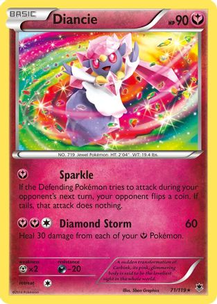Diancie (71) Reverse Holofoil - Phantom Forces