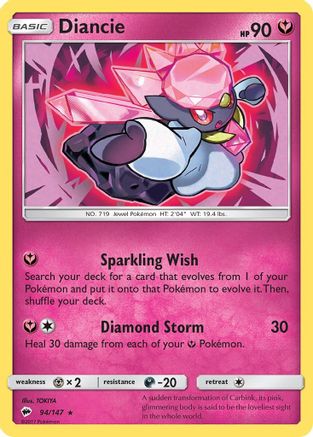 Diancie (94) Holofoil - Burning Shadows
