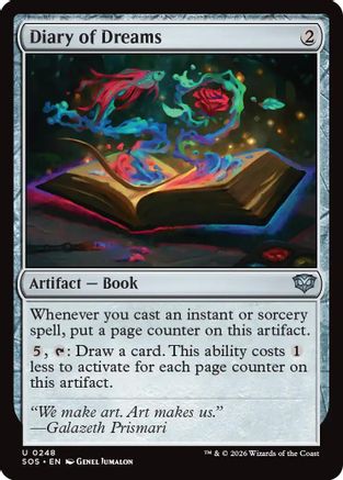 Diary of Dreams (248) Foil - Secrets of Strixhaven