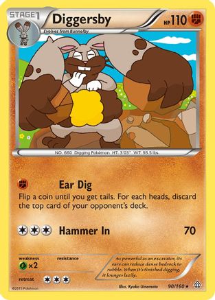 Diggersby (90) Reverse Holofoil - Primal Clash