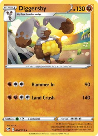 Diggersby (96) Reverse Holofoil - Darkness Ablaze