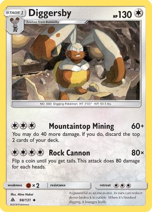 Diggersby (98) - Forbidden Light