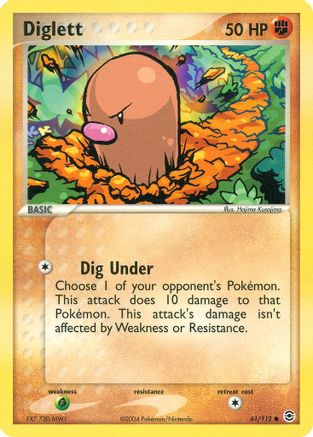 Diglett (61) - FireRed & LeafGreen