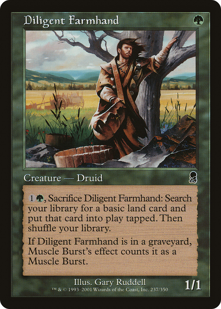 Diligent Farmhand (237) Foil - Odyssey