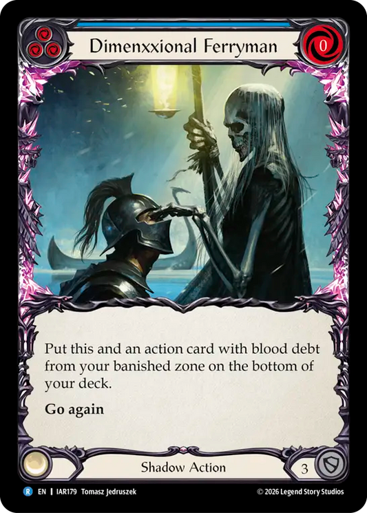 Dimenxxional Ferryman (Blue) (IAR179) - Usurp the Shadow Throne