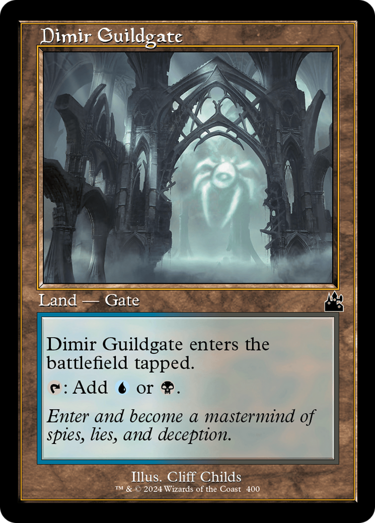 Dimir Guildgate (Retro) (400) Foil - Ravnica Remastered