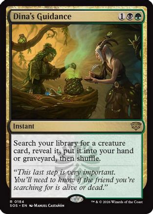 Dina's Guidance (184) Foil - Secrets of Strixhaven