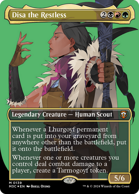 Disa the Restless (Borderless) (139) Ripple Foil - Commander: Modern Horizons 3