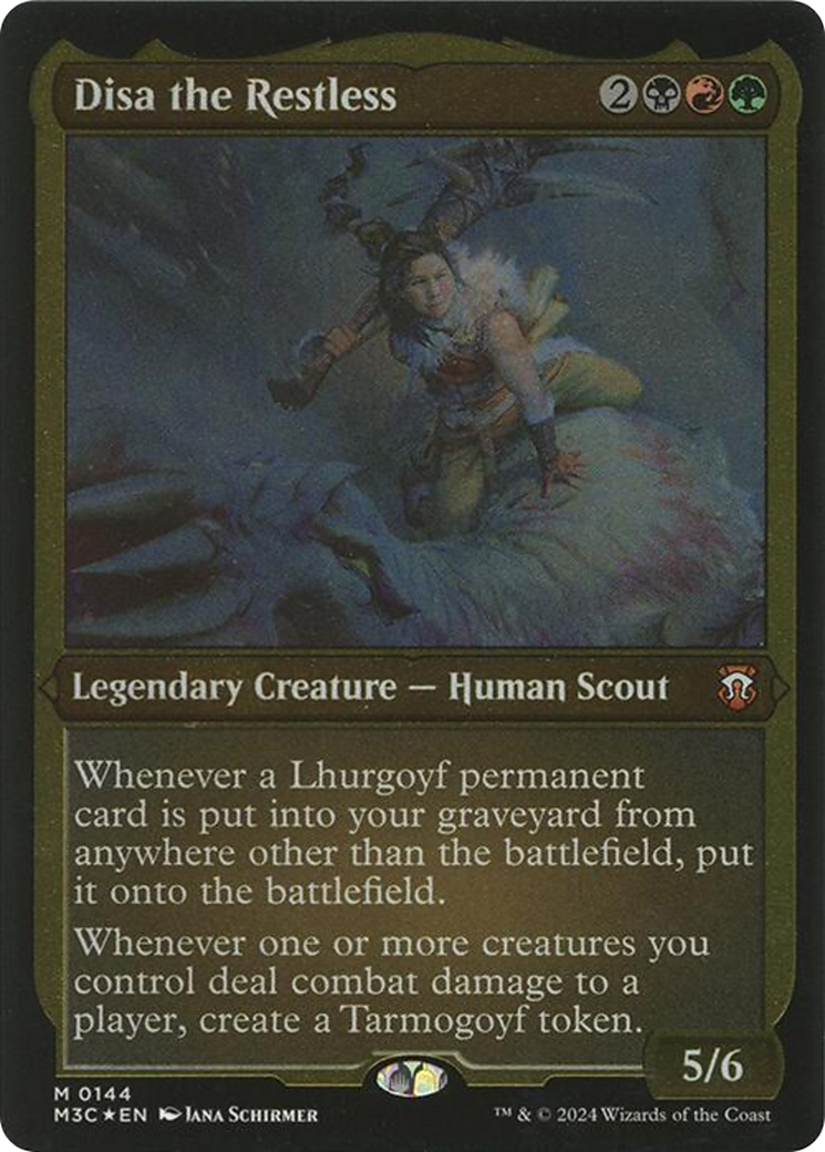 Disa the Restless (Display Commander) (144) Etched Foil - Commander: Modern Horizons 3