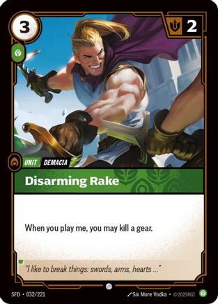 Disarming Rake (032) - Spiritforged